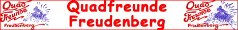 Banner Quadfreunde Freudenberg Banner Quadfreunde Freudenberg