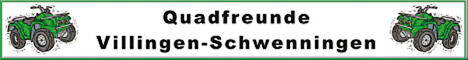 Banner Quadfreunde Villingen-Schwenningen Banner Quadfreunde Villingen-Schwenningen