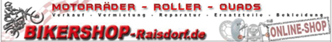 Banner Bikershop Raisdorf