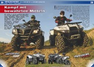 ATV&QUAD Magazin 2011/09-10, Seite 28-37, 
Vergleichstest Dinli Centhor 700 vs. Explorer Argon 700: Kampf mit bewährten Mitteln