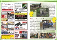 ATV&QUAD Magazin 2011/09-10, Seite 70-71,<br />
Szene<br />
Jump ´n Ride: Fahrertraining in Bokel<br />
Axel´s Boxenstop: Mit dem Herzen beim Rennsport