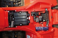 Yamaha Präsentation Grizzly 300: Ordnung unter der Sitzbank