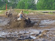Mudfest am 18. und 19. August 2012 auf dem Gelände des MC Ludwigslust: Schleuderkurse für die ganze Familie