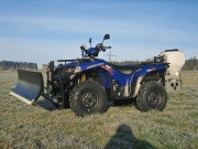 Quadhouse.com, Utility-Zubehör und Umbauten: Spinde-Hub und Fronthydraulik für ATVs und UTVs