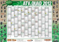 ATV&QUAD Magazin 2012/02, Mittelaufschlag: Kalender-Poster 2012