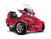 Can-Am Spyder Roadster RT-S: Den Reisedampfer gibt´s im Modelljahr 2012 auch in Rot