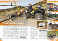 ATV&QUAD Magazin 2012/04, Seite 38-41, Einsatz: Holz rücken mit ATV