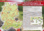 ATV&QUAD Magazin 2012/05, Seite 6-7: Quad-Vermietungen & Touren-Veranstalter
