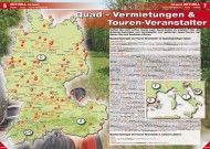 ATV&QUAD Magazin 2012/06, Seite 6-7: Quad-Vermietungen & Touren-Veranstalter