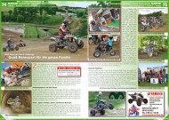 ATV&QUAD Magazin 2012/07-08, Seite 74-75, Szene Rennsport, BQC Bavarian Quad Challenge: Quad-Rennsport für die ganze Familie