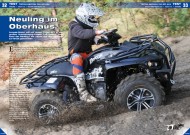 ATV&QUAD Magazin 2012/11-12, Seite 32-33, Test Triton Defcon 700 EFI 4x4: Neuling im Oberhaus