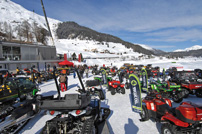8. Quadfahren auf Eis in Davos