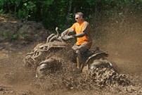 Mudfest, Arne Langfeld: gibt mit 30-Zoll-Rädern den Ton an im Modder-Loch