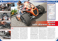 ATV&QUAD Magazin 2013/01-02, Seite 40-41, Tuning GG Quadster Turbo: Nicht von dieser Erde