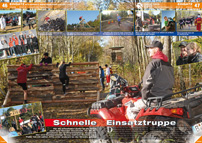 ATV&QUAD Magazin 2013/01-02, Seite 46-49, Einsatz bei den Berliner Cross-Days: Schnelle Einsatztruppe