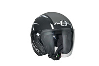 Speeds Bekleidung, Jet-Helm ‚City‘: in matt-titanfarbener Soft-Touch-Lackierung