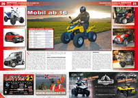 ATV&QUAD Magazin 2013/03-04, Seite 20-21, Service Führerschein Klasse AM: Mobil ab 16