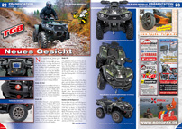 ATV&QUAD Magazin 2013/03-04, Seite 22-23, Präsentation TGB Blade: Neues Gesicht