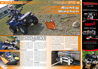 ATV&QUAD Magazin 2013/03-04, Seite 44-45, Service: Richtig Winchen, Teil 2