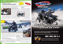 ATV&QUAD Magazin 2013/03-04, Seite 72-73, Szene Schweiz, SL Motorbike / Motax.ch: Shows & Events 2013; Quadfahren auf Eis in Davos: Besucherrekord
