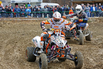 Deutsche MotoCross Quad Meisterschaft 2013, Auftakt in Schnaitheim: Schreiber (10), DeCuyper (12)