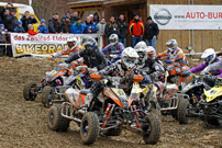 Deutsche MotoCross Quad Meisterschaft 2013, Auftakt in Schnaitheim: Start, 1 Davy de Cuyper