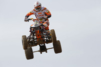 DMX Deutsche MotoCross Quad Meisterschaft 2013, 3. und 4. Lauf in Aufenau: Doppelsieger Stefan Schreiber