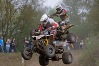 DMX Deutsche MotoCross Quad Meisterschaft 2013, 3. Lauf in Kamp Lintfort: Ingo ten Vregelaar vs. Joe Maessen