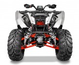 Polaris Scrambler XP 1000: aktuell das Sport-ATV mit der höchsten Leistung und Bodenfreiheit, mit der schnellsten Beschleunigung und den längsten Federwege