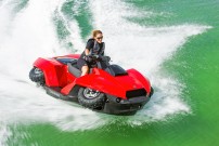 Deutschland Import für Gibbs Quadski: im Wasser zieht das Quadski seine Räder ein