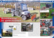 ATV&QUAD Magazin 2014/01-02, Seite 44-47; Präsentation Agrar & Forst Ausrüstung und Fahrzeuge: Zunehmend zu gebrauchen