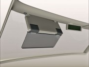 Blitz Blende: Visu-Car-Dark ist von innen transparent und wirkt von außen wie ein Spiegel