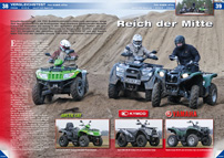 ATV&QUAD Magazin 2014/05-06, Seite 38-39; Vergleichstest 700 Kubik ATVs: Reich der Mitte