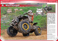 ATV&QUAD Magazin 2014/05-06, Seite 100-101, Rennsport; Jag den Wolf 2014: 8. Wolfsjagd