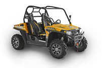 Karcher präsentiert ein UTV von Hisun mit 1000 Kubik, das noch in diesem Jahr in die Serienproduktion gehen soll