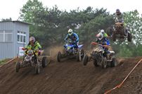 DMX Deutsche MotoCross Quad Meisterschaft 2014, 2. Lauf in Wriezen: Oliver Vandendijk (7), Jan Hoormann (184) und Alexander Norskov (44); Foto: Natan Prokes DMX Deutsche MotoCross Quad Meisterschaft 2014, 2. Lauf in Wriezen: Oliver Vandendijk (7), Jan Hoormann (184) und Alexander Norskov (44); Foto: Natan Prokes