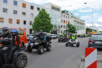 Benefiz Quad Ausfahrt 2014 der Initiative Glückliche Kinderherzen am 24. Mai: rheumakranken Kindern Freude bereiten