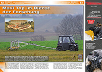 ATV&QUAD Magazin 2014/07-08, Seite 62-63, Einsatz Archäologie: Maxi Top im Dienst der Forschung