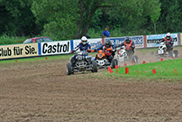 4. Quad Challenge Lauf 2014 in Melsungen, Klasse 1: Saskia Brüner vor Heinz Brandt, Udo Scholz und Bernd Schomber