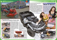 ATV&QUAD Magazin 2014/09-10, Seite 82-83, Szene Deutschland PLZ 6M QJC-PowerSportCenter: American Summer-Party 2014; Mina MacB: Wash & Dance