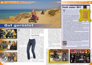 ATV&QUAD Special 2015 Ausrüstung • Zubehör • Tuning, Seite 42-45, Marktübersicht Ausrüstung & Bekleidung: Gut gerüstet; Lederpflege: Fett oder Öl?