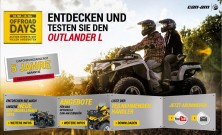 Can-Am Offroad Days 2014: Aktionswochenende vom 7. bis 10. November 2014