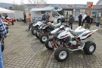 Bürgin Ausstellung 2015: am 9. und 10. Mai bei AQB Auto Quad Bürgin in Laufenburg, gerade mal 800 Meter von der Schweizer Grenze entfernt