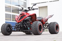 Exeet V990R: basiert auf der Yamaha YFM 700 Raptor, die mit dem LC8-Triebwerk einer KTM Superduke 990 ausgerüstet ist