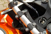 E.-ATV 1190 Adventure: Lenkerklemmung mit drei Positionen