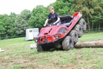 Argo 8x8 für Rettungseinsätze: ermöglicht Einsätze in extrem unwegsamem Gelände