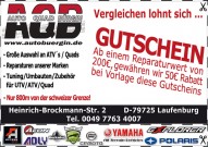 Bürgin Ausstellung 2015: Gutschein mit tollem Angebot, mit dem sich bei Reparatur-Aufträgen 50 Euro sparen lassen