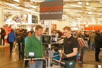 Messe IMOT 2015 in München: Premiere des Motorrad- und Quad-Navigationssystems Becker Mamba.4; Bild: Gerald O. Andersson