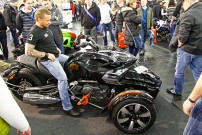 Quad Messe in Saarbrücken 2015: Sacksteder präsentiert Can-Am Spyder F3 auf der Quadomania am 14. und 15. März in den Hallen der Saarmesse; Bild: Gerald O. Andersson