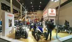 HMT Hamburger Motorrad Tage 2015: Yamaha-Stand mit Grizzly und Raptor 700